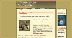 Desktop Screenshot of maturujeme.cz