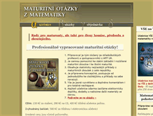 Tablet Screenshot of maturujeme.cz